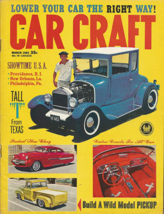 CAR CRAFT 1963 MAR - HISSO POWERED DRAGSTER*